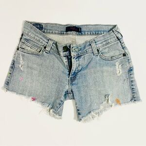 Levi's Tilted 504 Artist Jeans Cut-off Shorts Sz 5